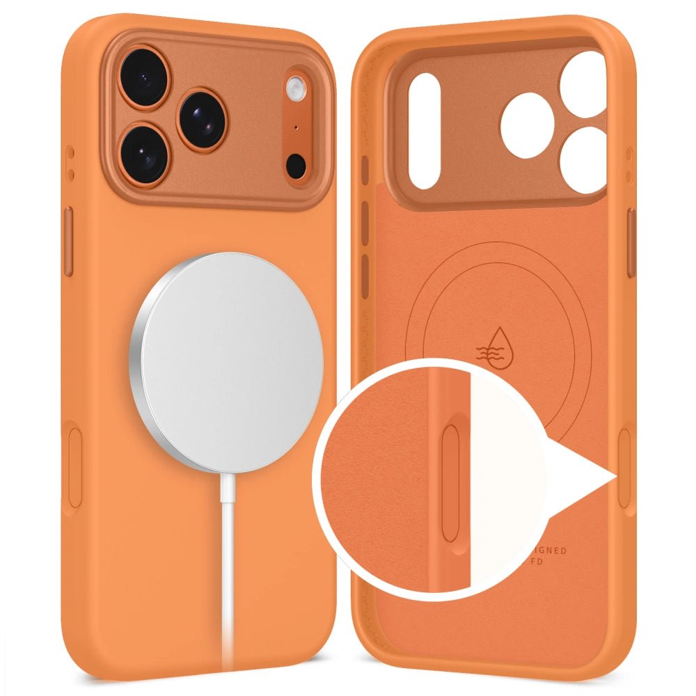 Tech - Protect iPhone 17 Pro Max - Uniq MagSafe - Θήκη Σιλικόνης - Cosmic Orange
