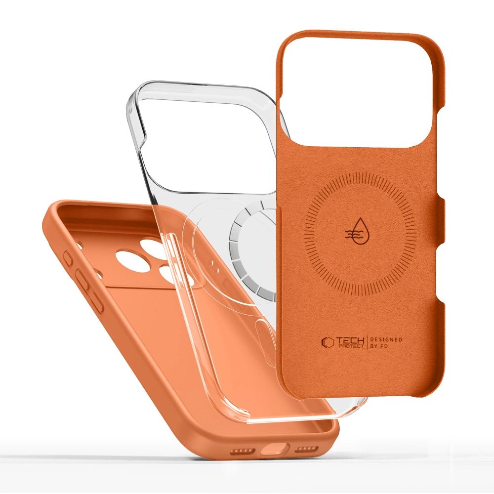 Tech - Protect iPhone 17 Pro - Silicone MagSafe - Θήκη Σιλικόνης - Cosmic Orange