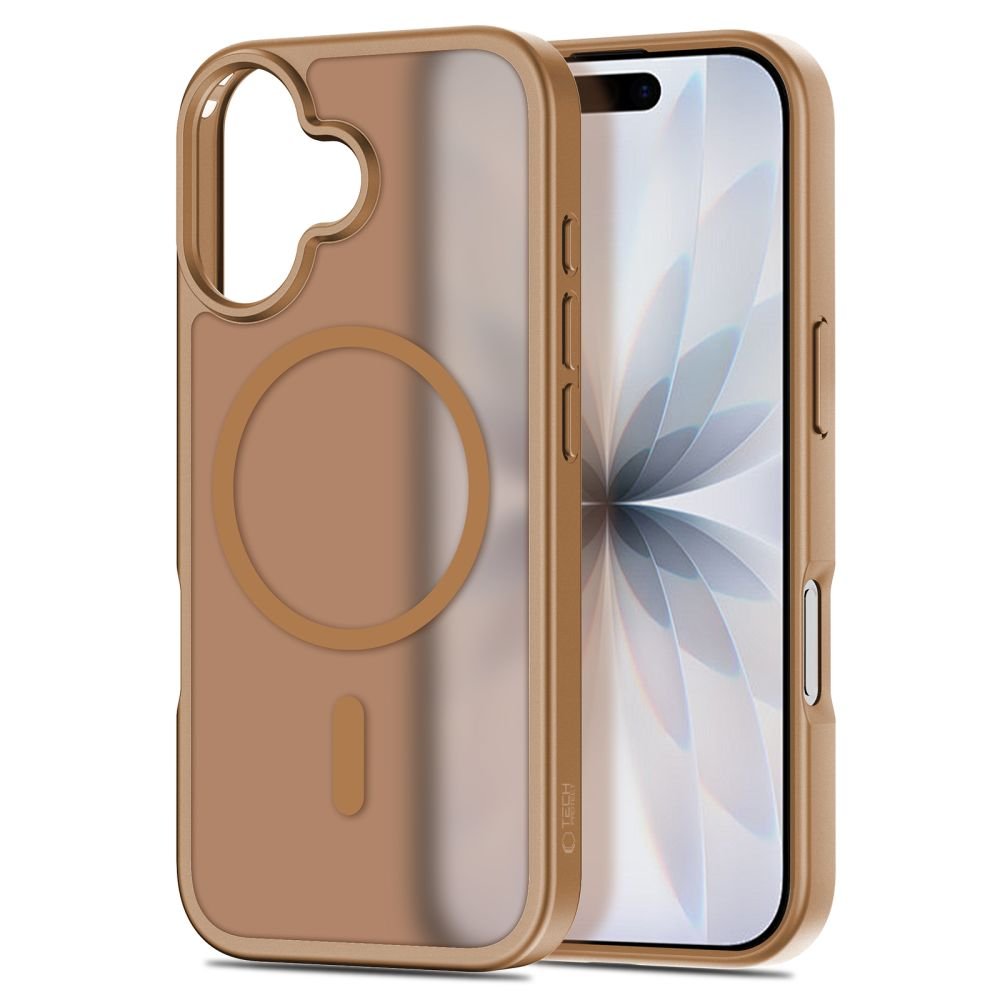 Tech - Protect iPhone 17 - Σκληρή Θήκη με Πλαίσιο Σιλικόνης και MagSafe - BasicMag - Matte Brown