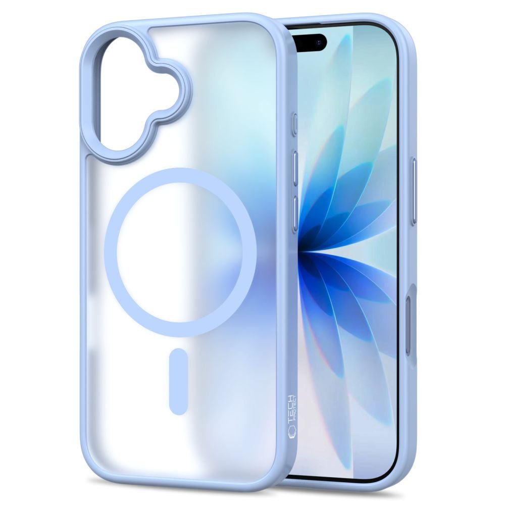 Tech - Protect iPhone 17 - Σκληρή Θήκη με Πλαίσιο Σιλικόνης - MagMat MagSafe - Matte Mist Blue