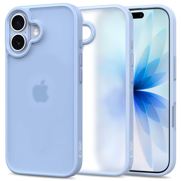 Tech - Protect iPhone 17 - Σκληρή Θήκη με Πλαίσιο Σιλικόνης - MagMat - Matte Mist Blue