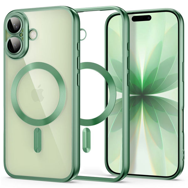 Tech-Protect iPhone 17 - Θήκη Σιλικόνης TPU με MagSafe - MagFlex - Διάφανη / Matte Sage