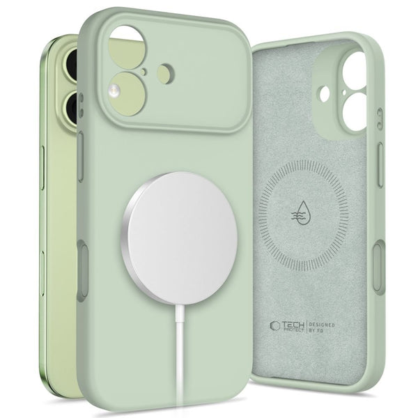 Tech - Protect iPhone 17 - Θήκη Σιλικόνης TPU - Silicone MagSafe - Sage Green