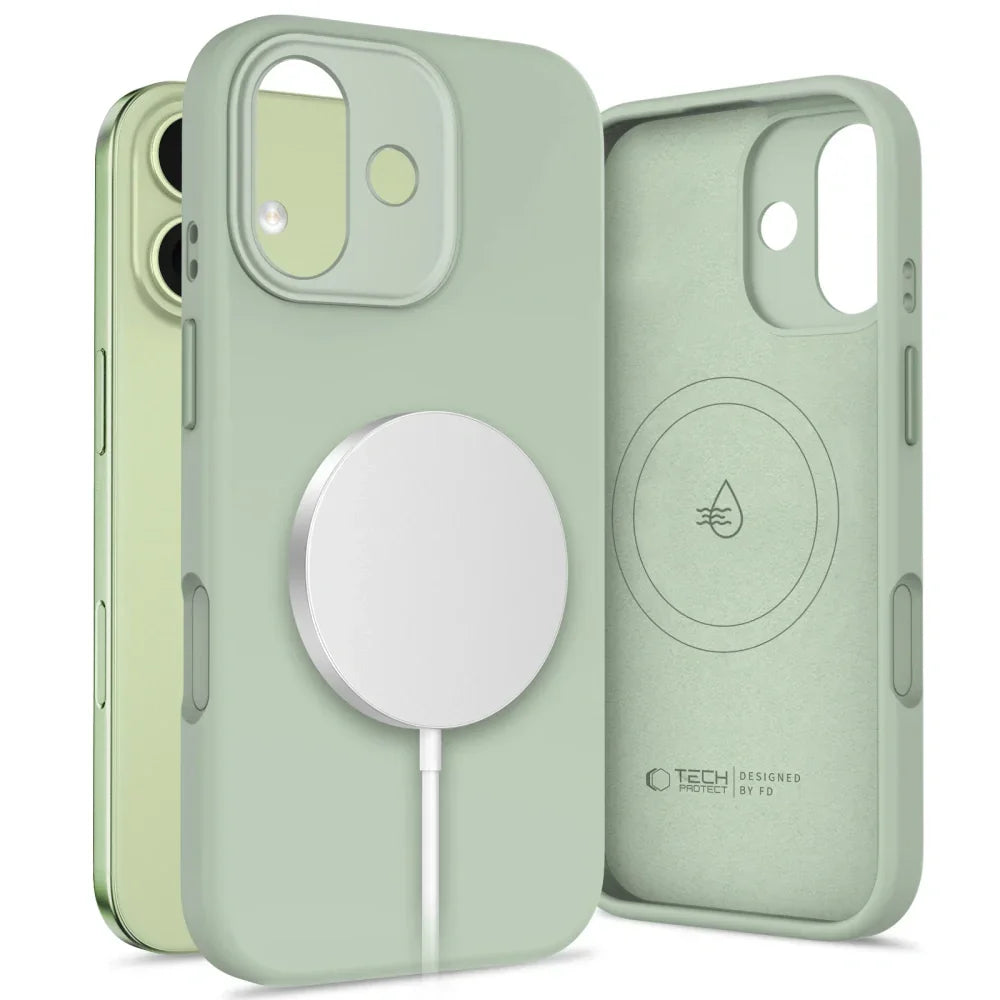 Tech-Protect iPhone 17 - Uniq MagSafe - Θήκη Σιλικόνης - Sage - likebrands.gr