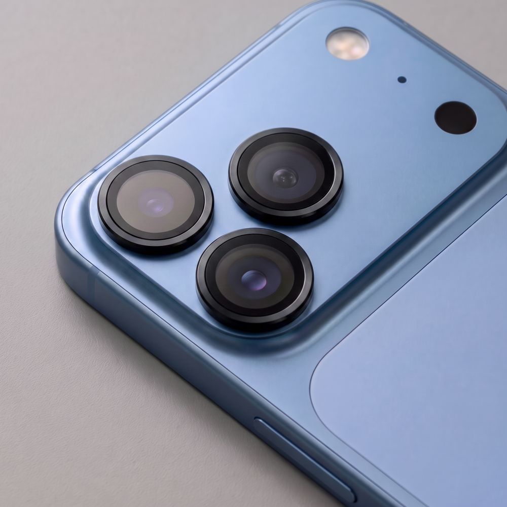 Tech-Protect iPhone 18 Pro / 18 Pro Max - Camring Fit+ - Αντιχαρακτικό Γυαλί για την Κάμερα - Black