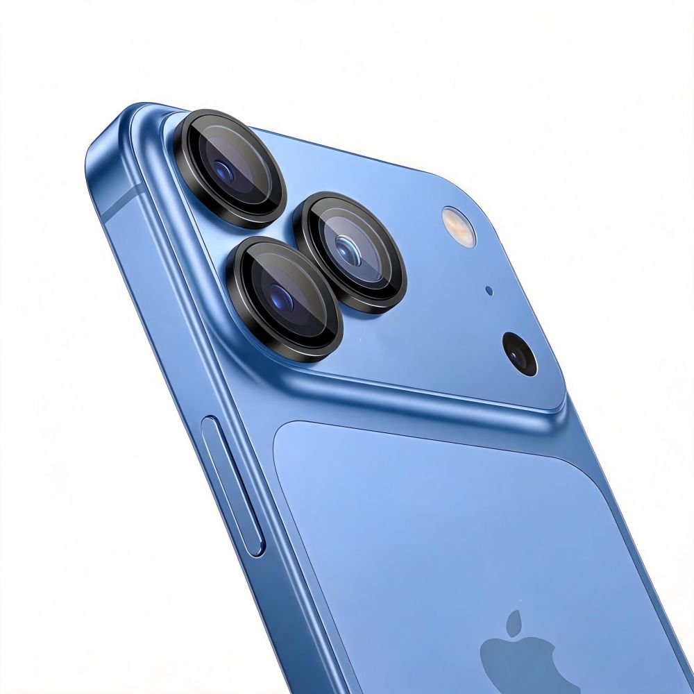 Tech-Protect iPhone 18 Pro / 18 Pro Max - Camring Fit+ - Αντιχαρακτικό Γυαλί για την Κάμερα - Black