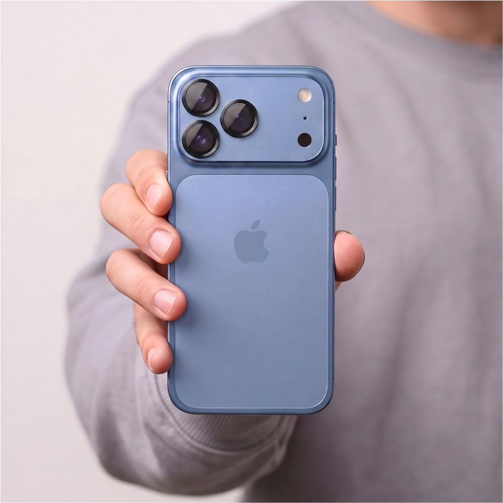 Tech-Protect iPhone 18 Pro / 18 Pro Max - Camring Fit+ - Αντιχαρακτικό Γυαλί για την Κάμερα - Black