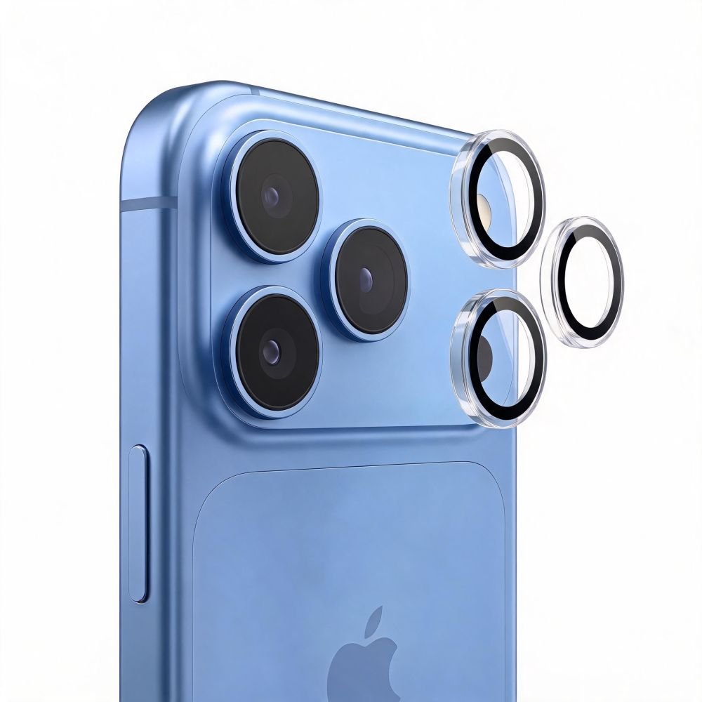 Tech-Protect iPhone 18 Pro / 18 Pro Max - Camring Fit+ - Αντιχαρακτικό Γυαλί για την Κάμερα - Διάφανο