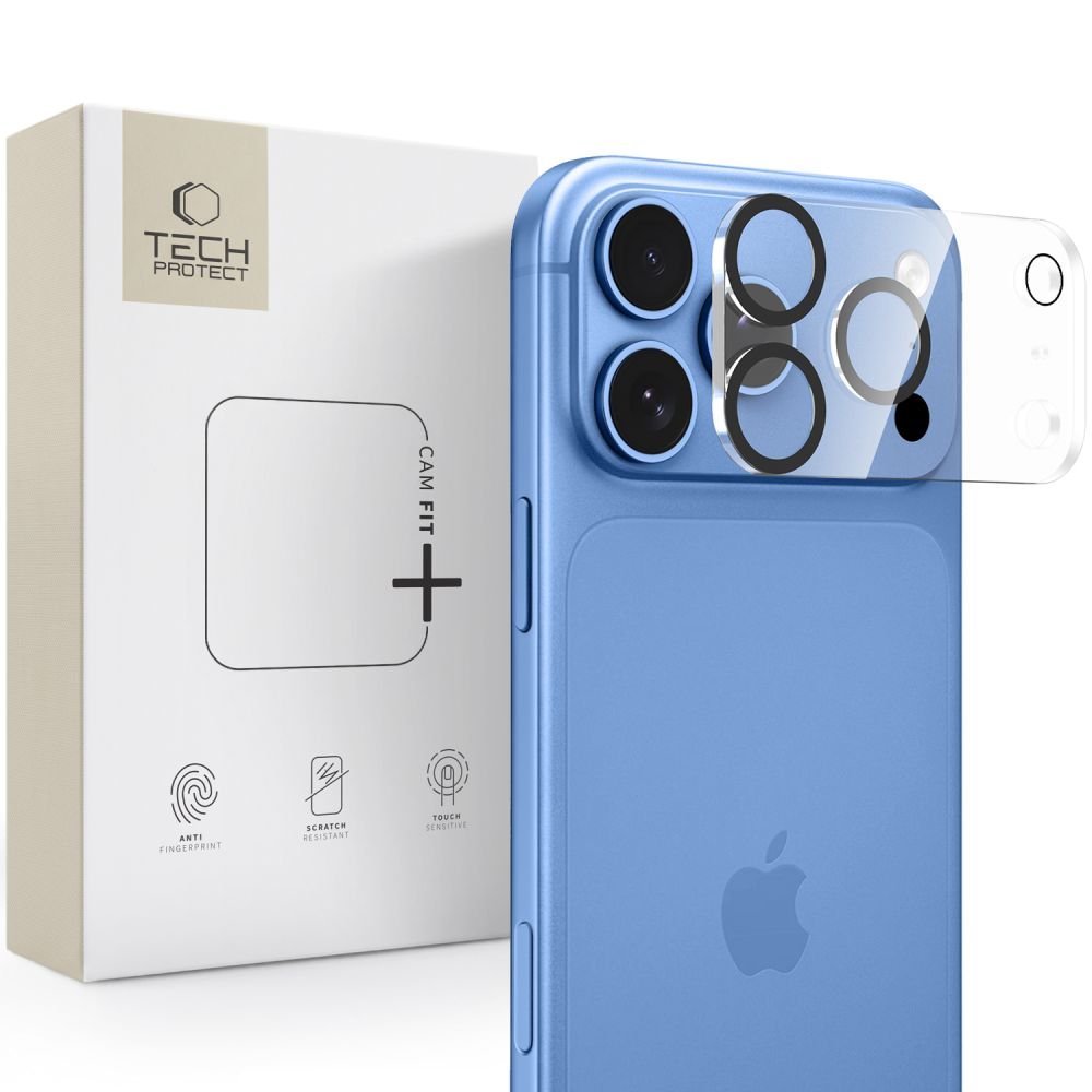 Tech-Protect iPhone 18 Pro Cam Fit+ Αντιχαρακτικό Γυαλί για την Κάμερα - Διάφανο