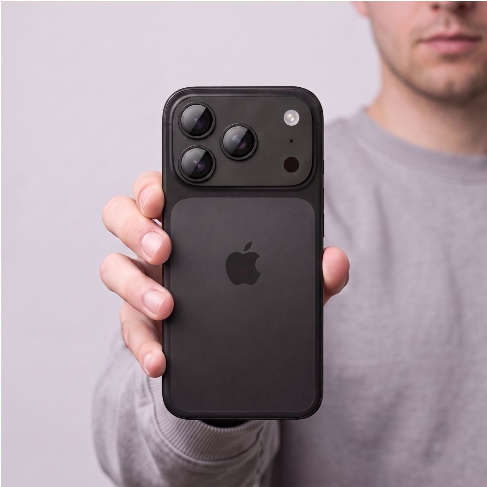 Tech-Protect iPhone 18 Pro - Camfull Fit+ - Προστατευτικό για την Κάμερα με Αντιχαρακτικό Γυαλί - Black