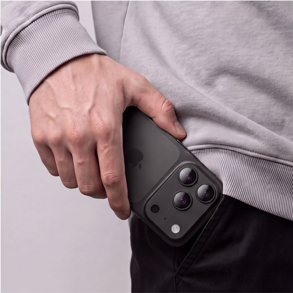 Tech-Protect iPhone 18 Pro - Camfull Fit+ - Προστατευτικό για την Κάμερα με Αντιχαρακτικό Γυαλί - Black