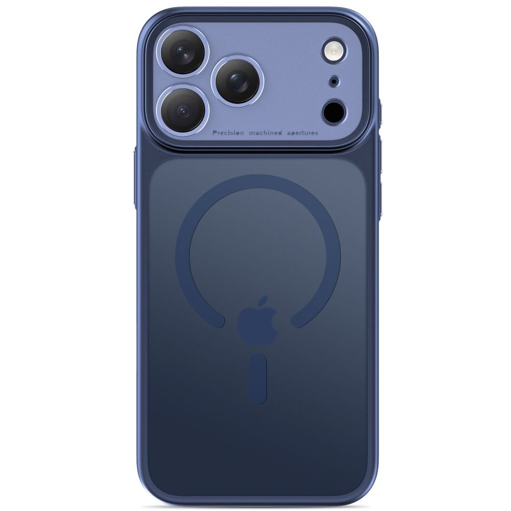 Tech-Protect iPhone 18 Pro / iPhone 17 Pro - Σκληρή Θήκη με Πλαίσιο Σιλικόνης και MagSafe - MagPrime MagSafe CC - Matte Deep Blue