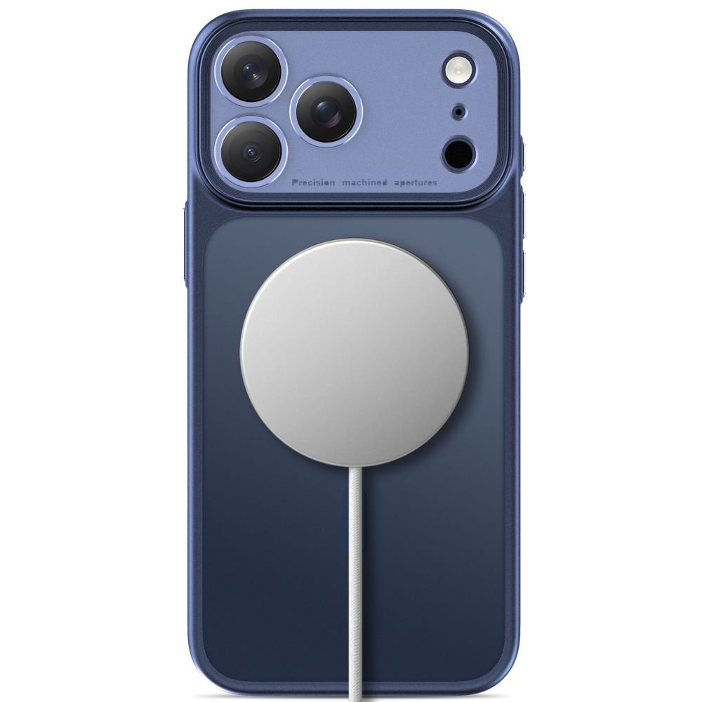 Tech-Protect iPhone 18 Pro / iPhone 17 Pro - Σκληρή Θήκη με Πλαίσιο Σιλικόνης και MagSafe - MagPrime MagSafe CC - Matte Deep Blue
