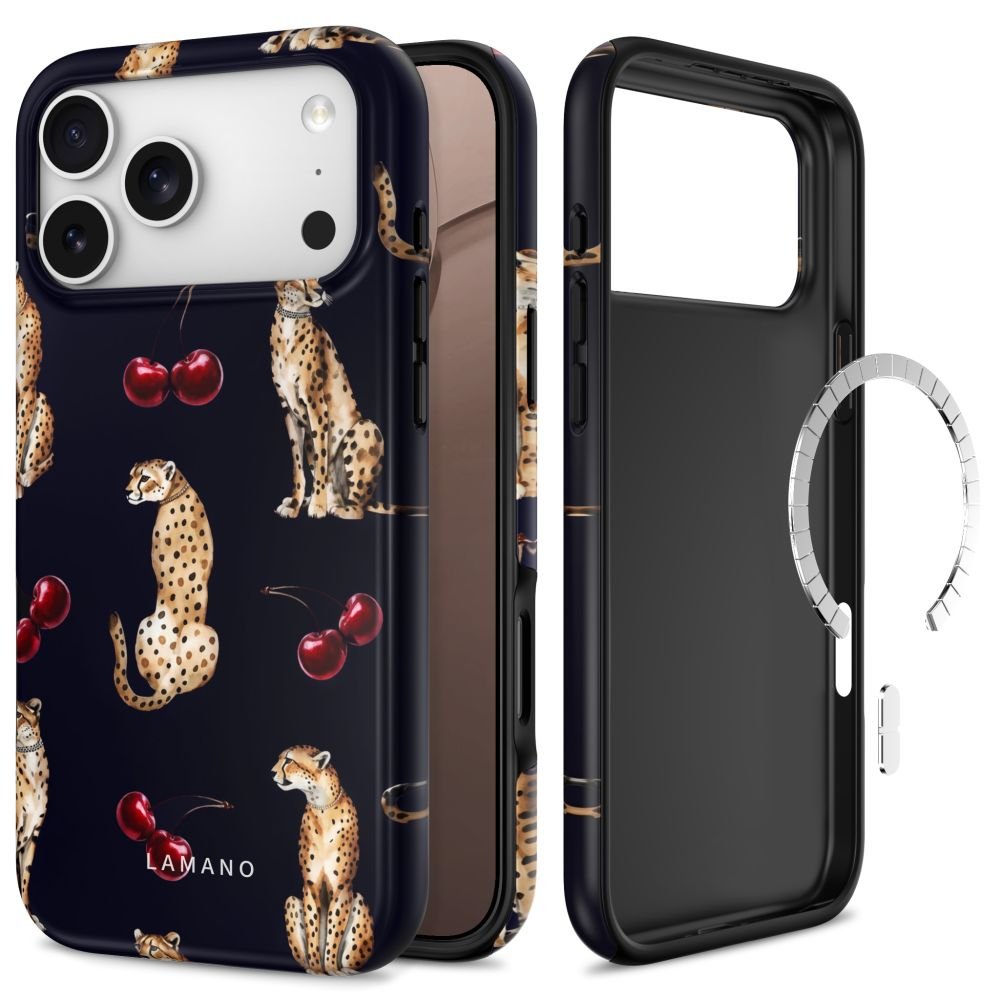 Tech-Protect iPhone 18 Pro Max / iPhone 17 Pro Max - Σκληρή Θήκη MagSafe - Lamano - Midnight Cherry