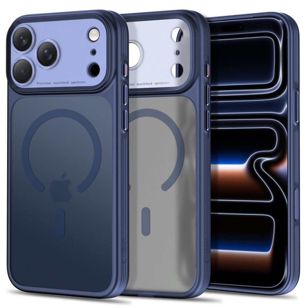 Tech-Protect iPhone 18 Pro Max / iPhone 17 Pro Max - Σκληρή Θήκη με Πλαίσιο Σιλικόνης και MagSafe - MagPrime MagSafe CC - Matte Deep Blue