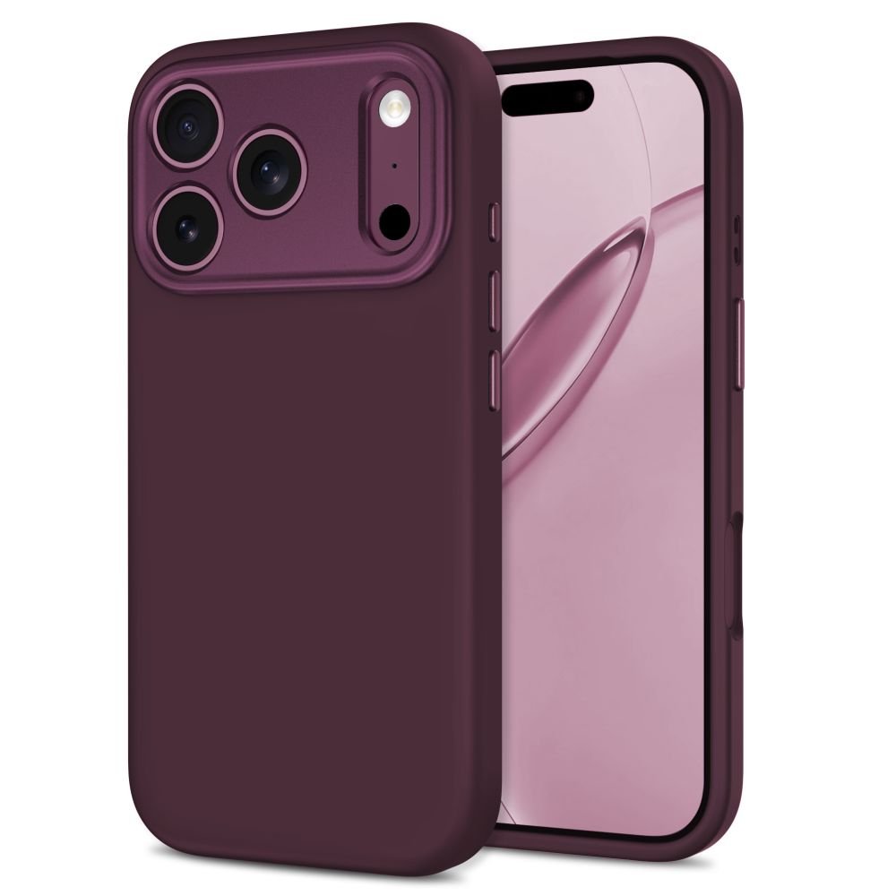 Tech-Protect iPhone 18 Pro Max / iPhone 17 Pro Max - Σκληρή Θήκη με Πλαίσιο Σιλικόνης και MagSafe - Uniq MagSafe CC - Burgundy