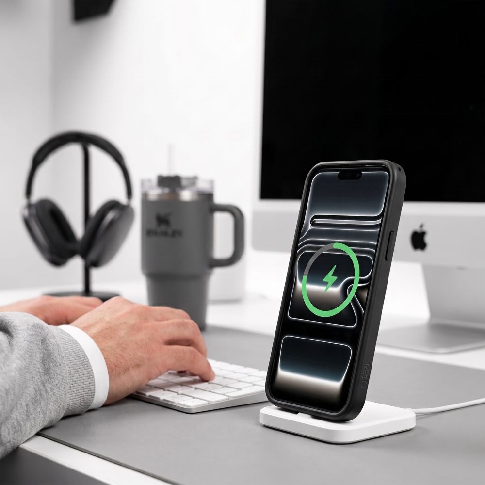 Tech-Protect iPhone 18 Pro Max / iPhone 17 Pro Max - Σκληρή Θήκη με Πλαίσιο Σιλικόνης MagSafe - MagMat CC - Matte Black