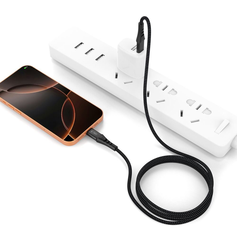 Tech - Protect Καλώδιο Δεδομένων και Φόρτισης Type - C to Type - C PD 100W QC3.0 - Ultraboost UB11T - 2m - Black