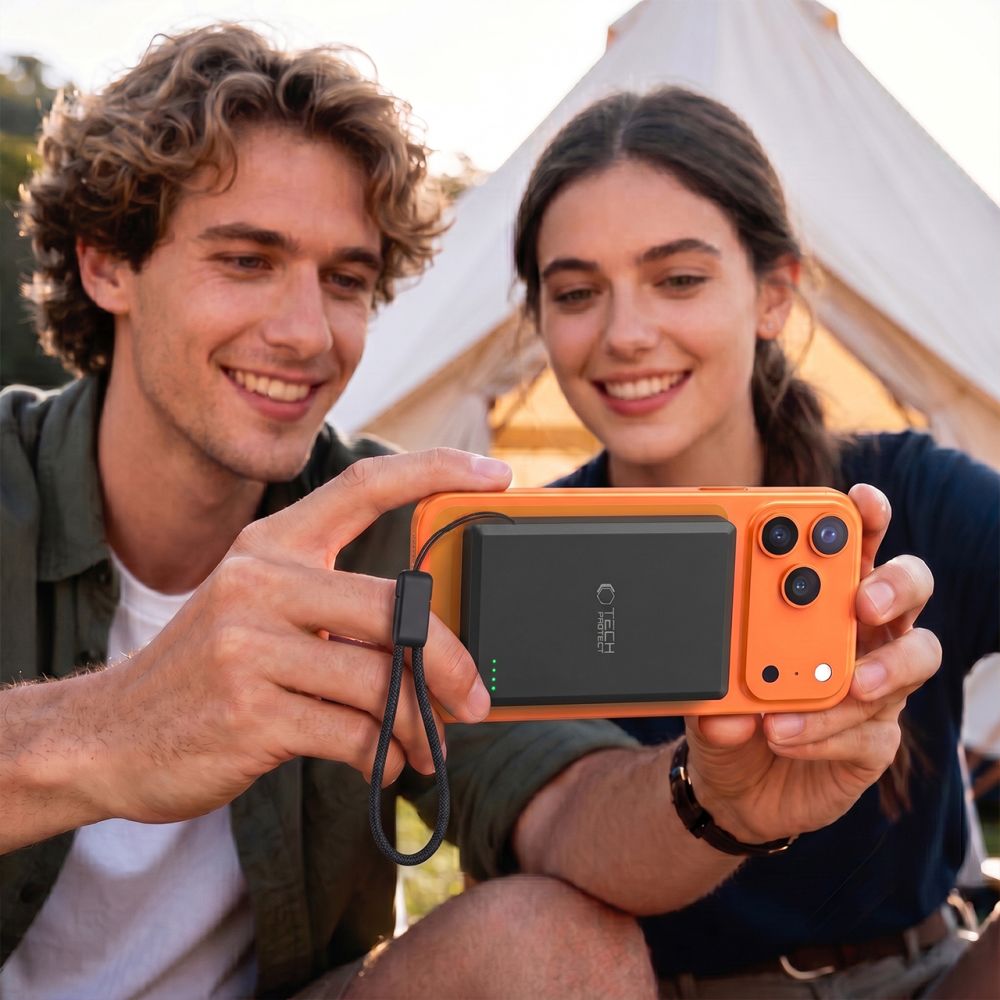 Tech-Protect Μαγνητικό PowerBank Κινητού 10000 mAh 25W Qi2.2 - PB40 Lifemag MagSafe - Black