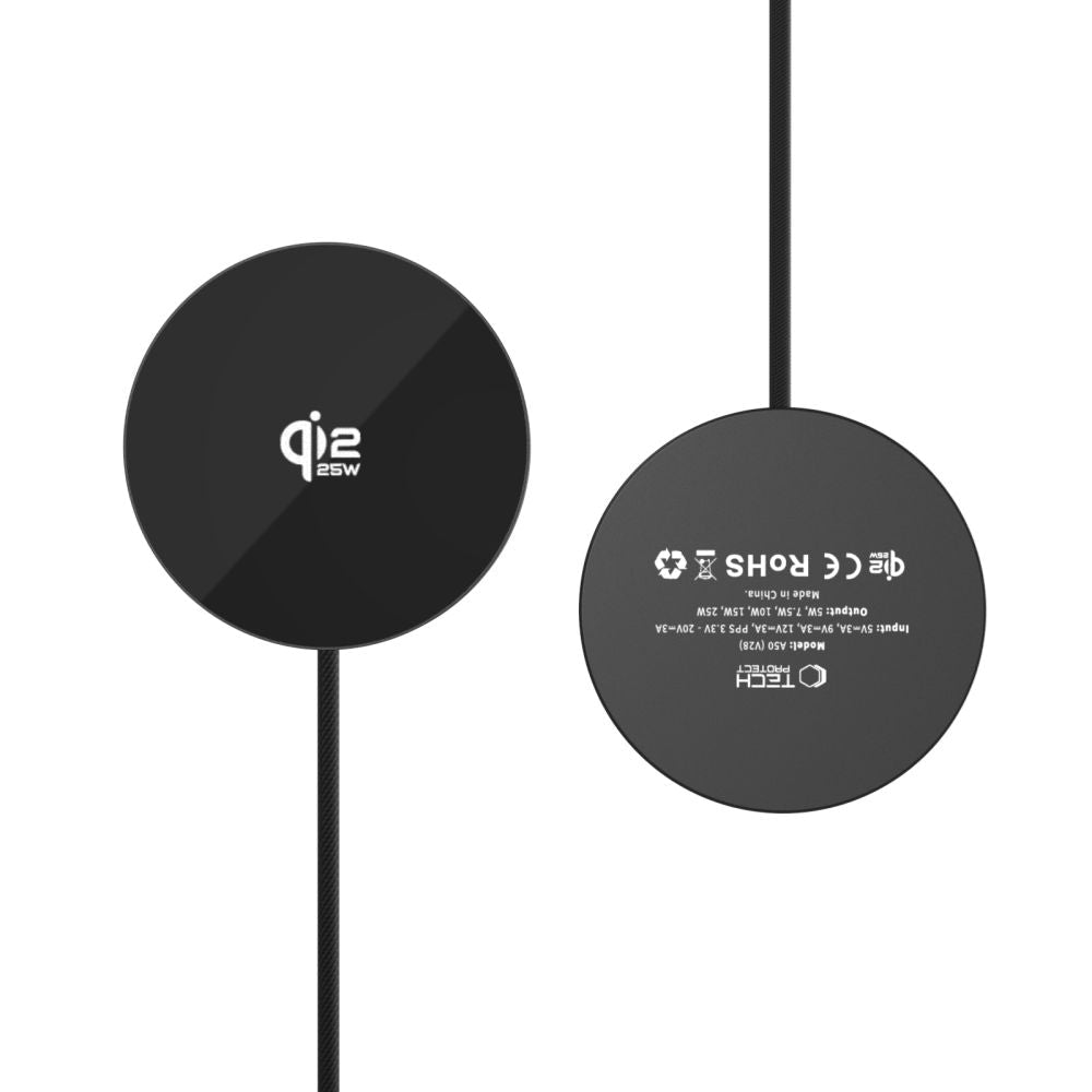 Tech - Protect Μαγνητικός Ασύρματος Φορτιστής MagSafe 25W QI2.2 - A50 - Black