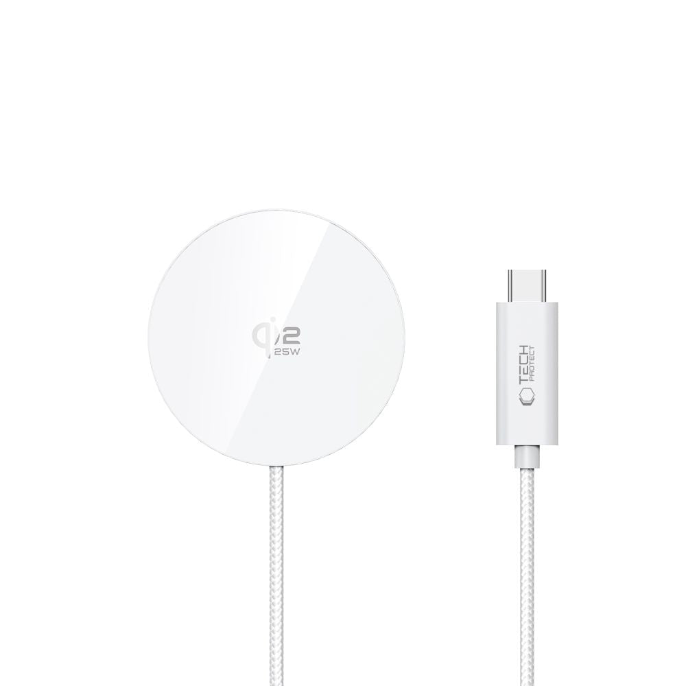 Tech - Protect Μαγνητικός Ασύρματος Φορτιστής MagSafe 25W QI2.2 - A50 - White