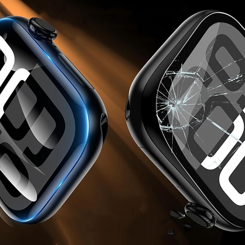 Tech - Protect Προστασία Οθόνης Apple Watch 4 / 5 / 6 / SE (1/2/3) - 40mm - 7H Αντιχαρακτικό Γυαλί Οθόνης - Easy Set Flex Plus - 3 Τεμάχια - Black