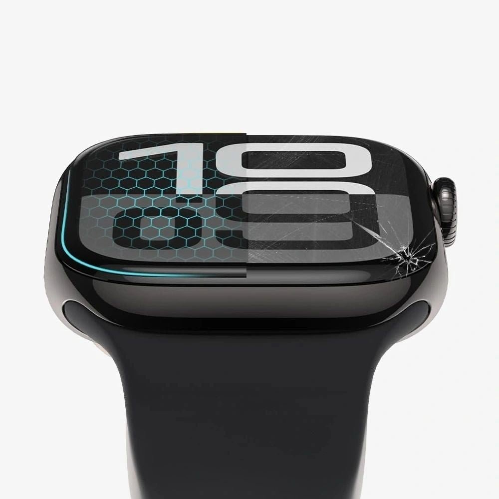 Tech - Protect Προστασία Οθόνης Apple Watch 4 / 5 / 6 / SE (1/2/3) - 44mm - Αντιχαρακτικό Γυαλί Οθόνης 7H - Glass Flex Plus - 2 Τεμάχια - Black