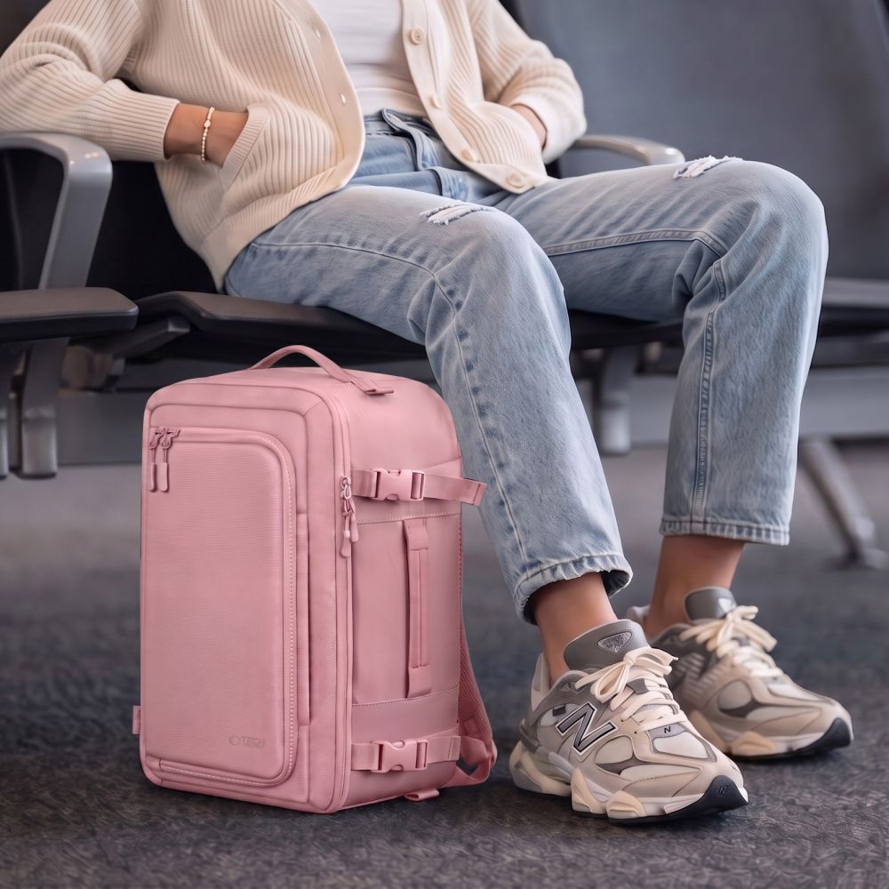 Tech-Protect Σακίδιο Καμπίνας για Laptop - 20L - Defender S50 - Dusty Pink