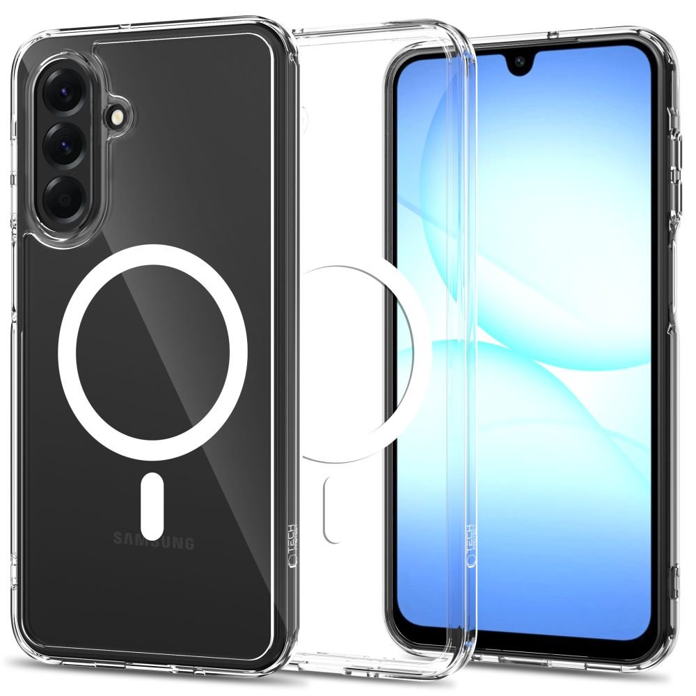 Tech-Protect Samsung Galaxy A17 4G / 5G / A18 4G - Σκληρή Θήκη με Πλαίσιο Σιλικόνης και MagSafe - Flexair Hybrid MagSafe- Clear