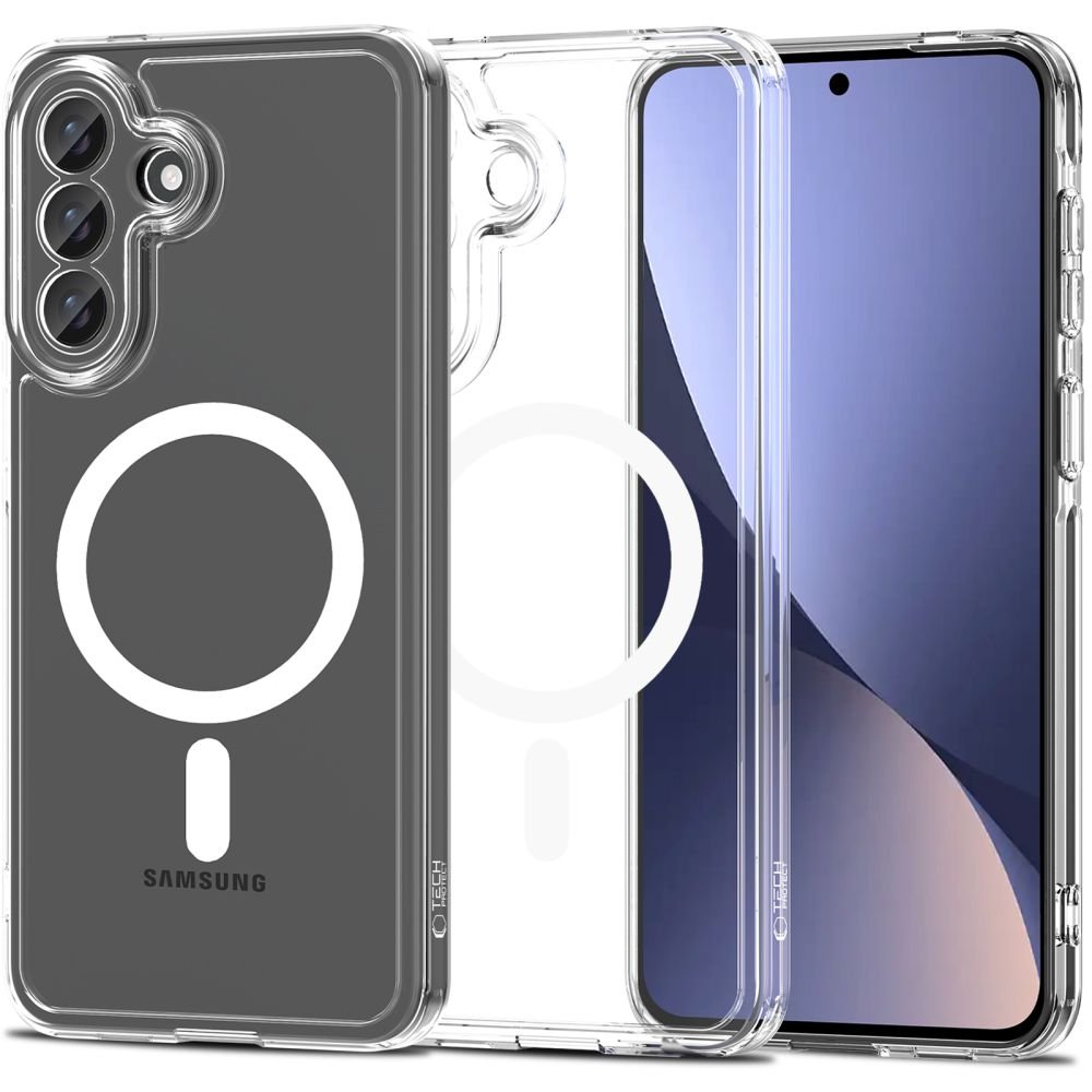 Tech - Protect Samsung Galaxy A27 5G - Σκληρή Θήκη με Πλαίσιο Σιλικόνης - Flexair Hybrid MagSafe - Clear