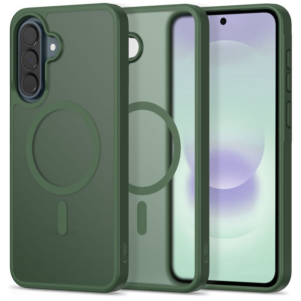 Tech - Protect Samsung Galaxy A36 / A56 / A37 5G - Σκληρή Θήκη με Πλαίσιο Σιλικόνης και MagSafe - MagMat MagSafe - Matte Green