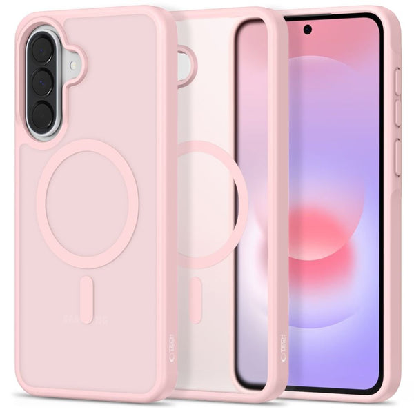 Tech - Protect Samsung Galaxy A36 / A56 / A37 5G - Σκληρή Θήκη με Πλαίσιο Σιλικόνης και MagSafe - MagMat MagSafe - Matte Pink