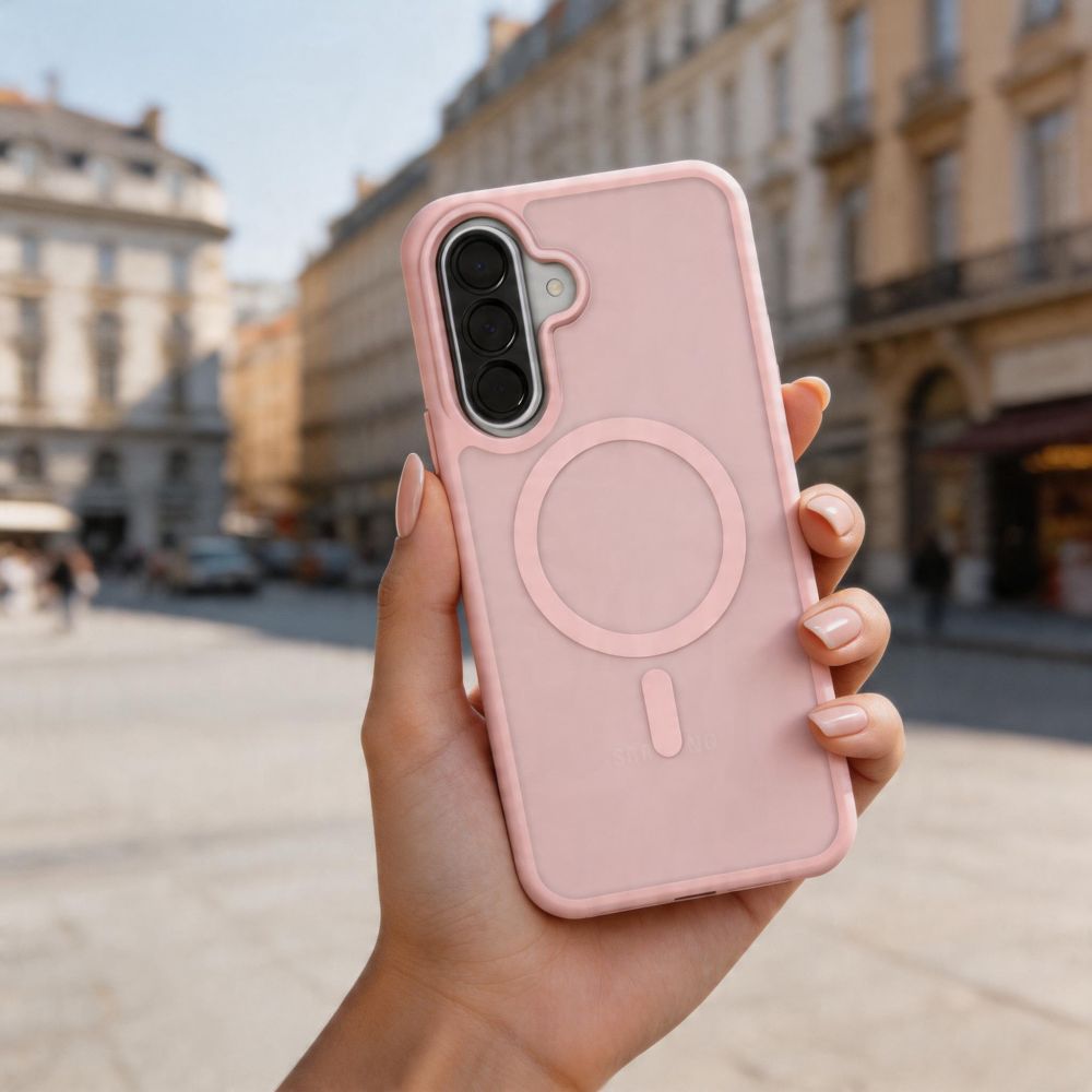 Tech - Protect Samsung Galaxy A36 / A56 / A37 5G - Σκληρή Θήκη με Πλαίσιο Σιλικόνης και MagSafe - MagMat MagSafe - Matte Pink