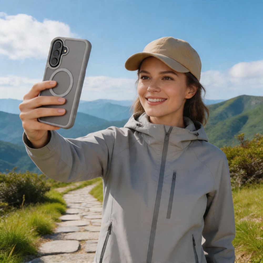 Tech - Protect Samsung Galaxy A57 5G - Σκληρή Θήκη με Πλαίσιο Σιλικόνης και MagSafe - MagMat MagSafe - Matte Grey