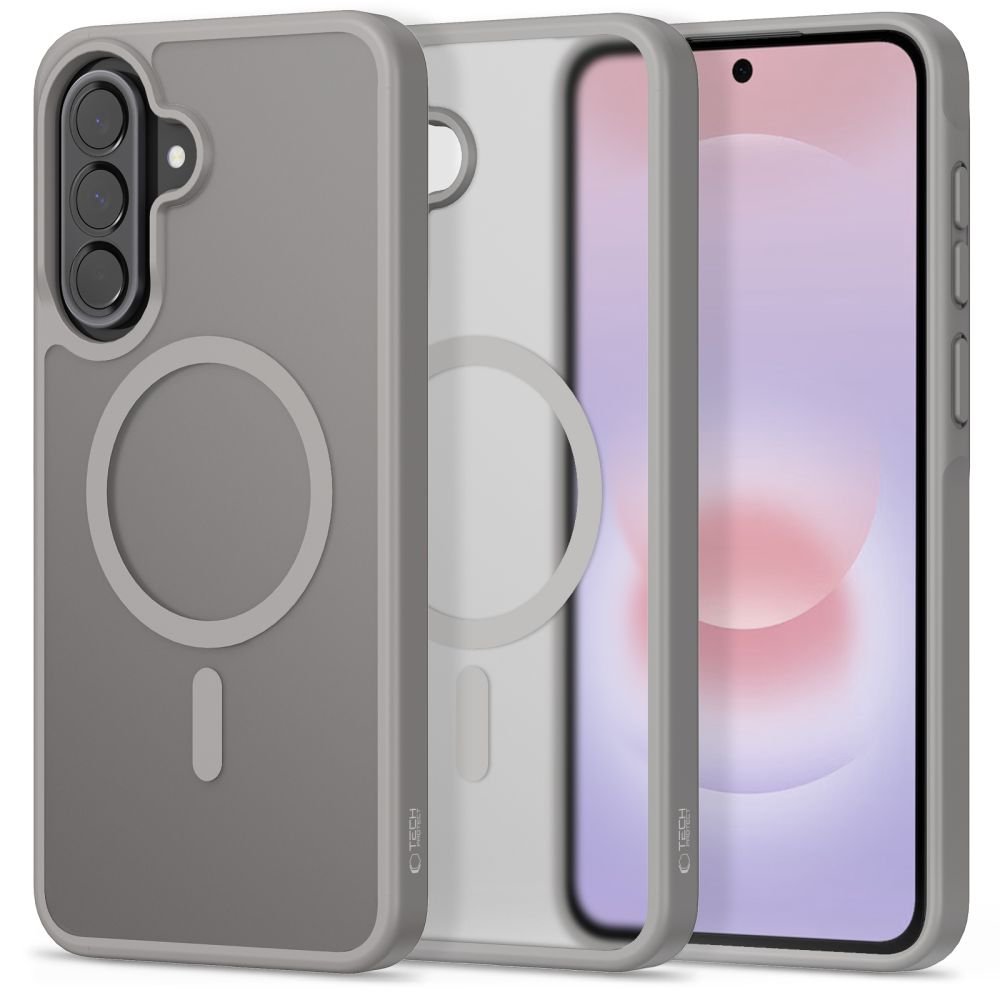 Tech - Protect Samsung Galaxy A57 5G - Σκληρή Θήκη με Πλαίσιο Σιλικόνης και MagSafe - MagMat MagSafe - Matte Grey