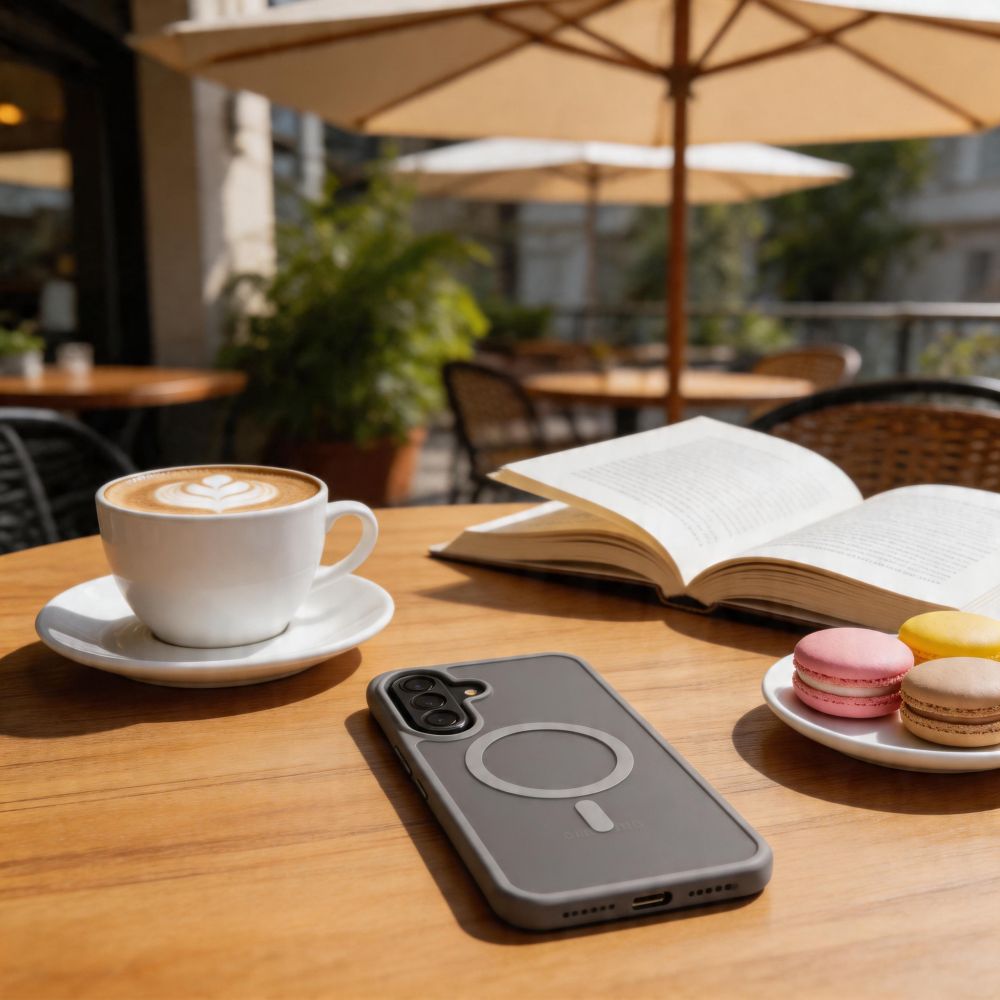 Tech - Protect Samsung Galaxy A57 5G - Σκληρή Θήκη με Πλαίσιο Σιλικόνης και MagSafe - MagMat MagSafe - Matte Grey