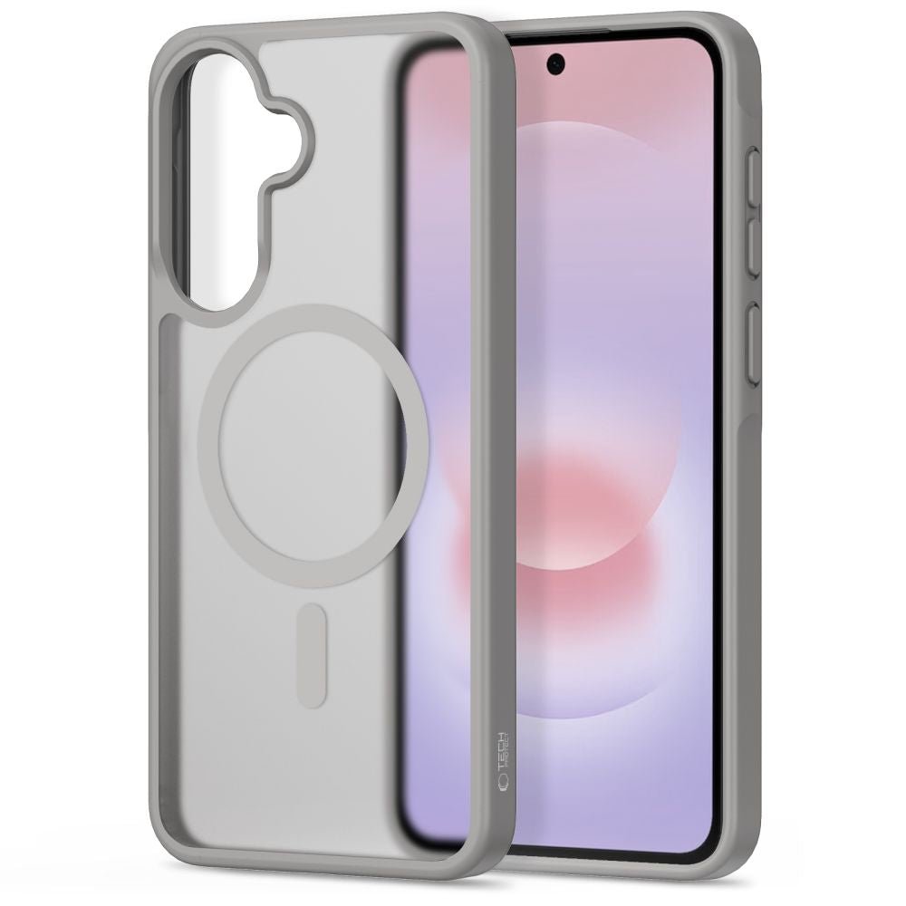 Tech - Protect Samsung Galaxy A57 5G - Σκληρή Θήκη με Πλαίσιο Σιλικόνης και MagSafe - MagMat MagSafe - Matte Grey