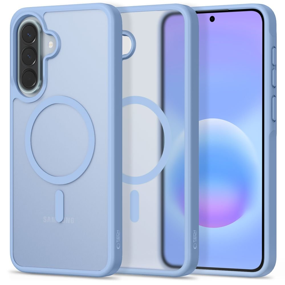 Tech - Protect Samsung Galaxy A57 5G - Σκληρή Θήκη με Πλαίσιο Σιλικόνης και MagSafe - MagMat MagSafe - Matte Icyblue