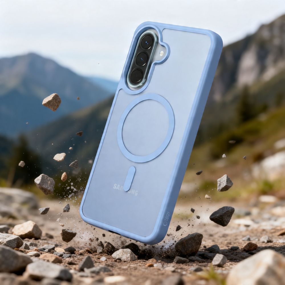 Tech - Protect Samsung Galaxy A57 5G - Σκληρή Θήκη με Πλαίσιο Σιλικόνης και MagSafe - MagMat MagSafe - Matte Icyblue