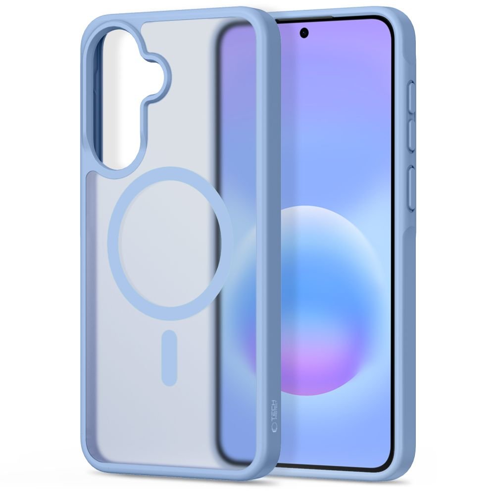 Tech - Protect Samsung Galaxy A57 5G - Σκληρή Θήκη με Πλαίσιο Σιλικόνης και MagSafe - MagMat MagSafe - Matte Icyblue