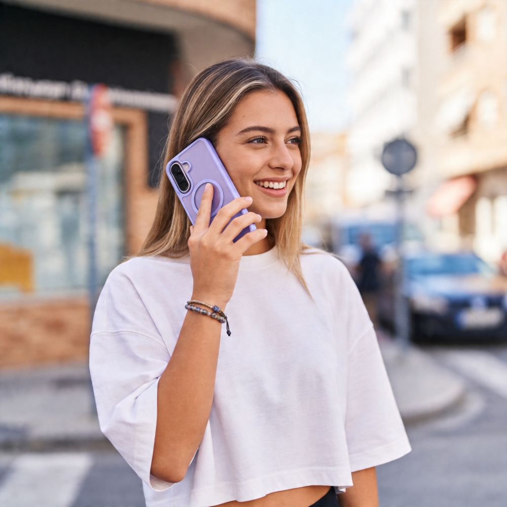 Tech - Protect Samsung Galaxy A57 5G - Σκληρή Θήκη με Πλαίσιο Σιλικόνης και MagSafe - MagMat MagSafe - Matte Lilac
