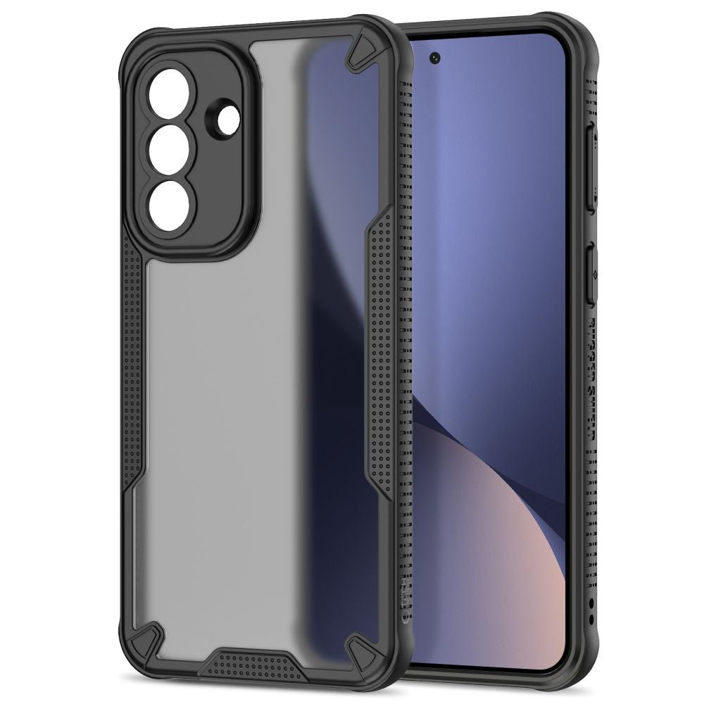 Tech - Protect Samsung Galaxy A57 5G - Σκληρή Θήκη με Πλαίσιο Σιλικόνης - Rugged Shield - Matte Black