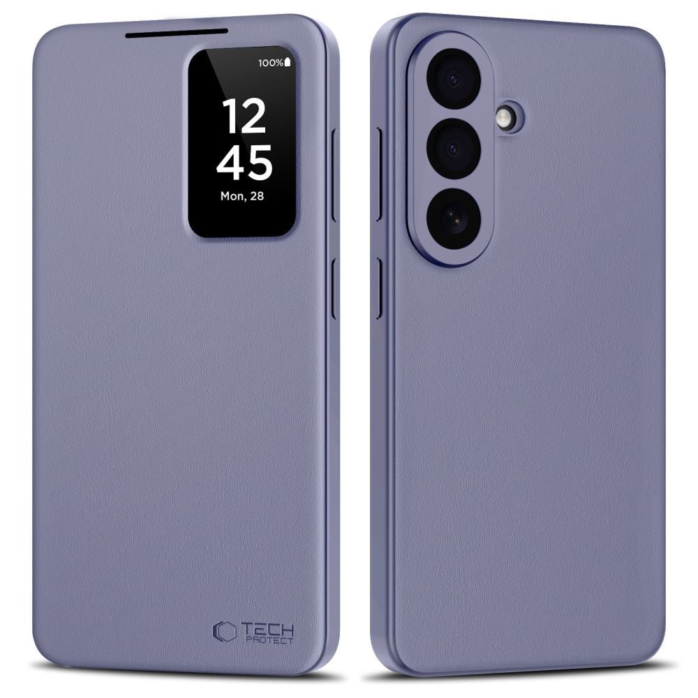 Tech - Protect Samsung Galaxy A57 5G - Θήκη Βιβλίο με Θέση για 1 Κάρτα - Smart Wallet - Purple