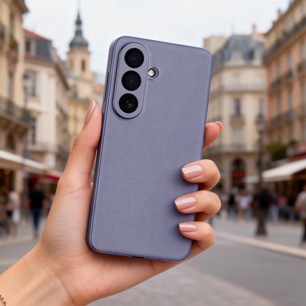 Tech - Protect Samsung Galaxy A57 5G - Θήκη Βιβλίο με Θέση για 1 Κάρτα - Smart Wallet - Purple