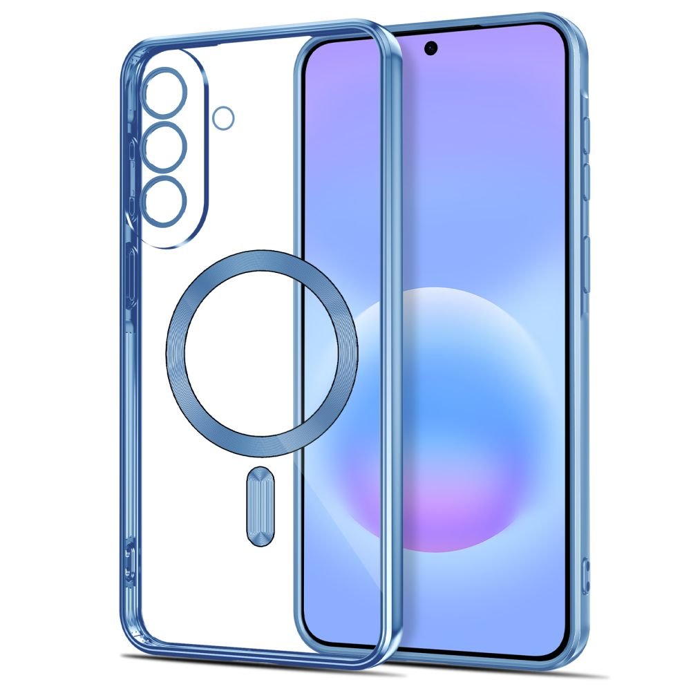 Tech - Protect Samsung Galaxy A57 5G - Θήκη Σιλικόνης TPU με MagSafe - MagFlex - Clear / Sky Blue