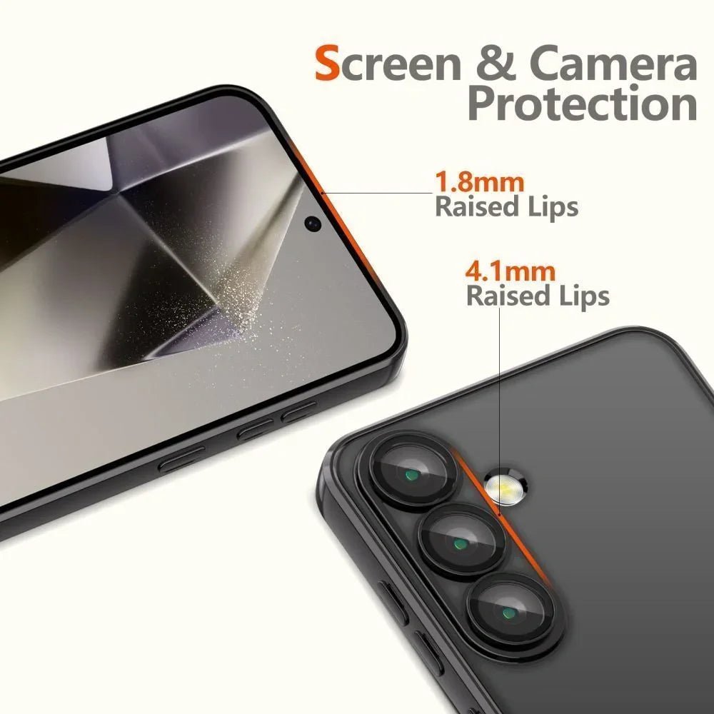 Tech - Protect Samsung Galaxy S25 FE - MagFlex Θήκη Σιλικόνης TPU με MagSafe - Διάφανη / Black