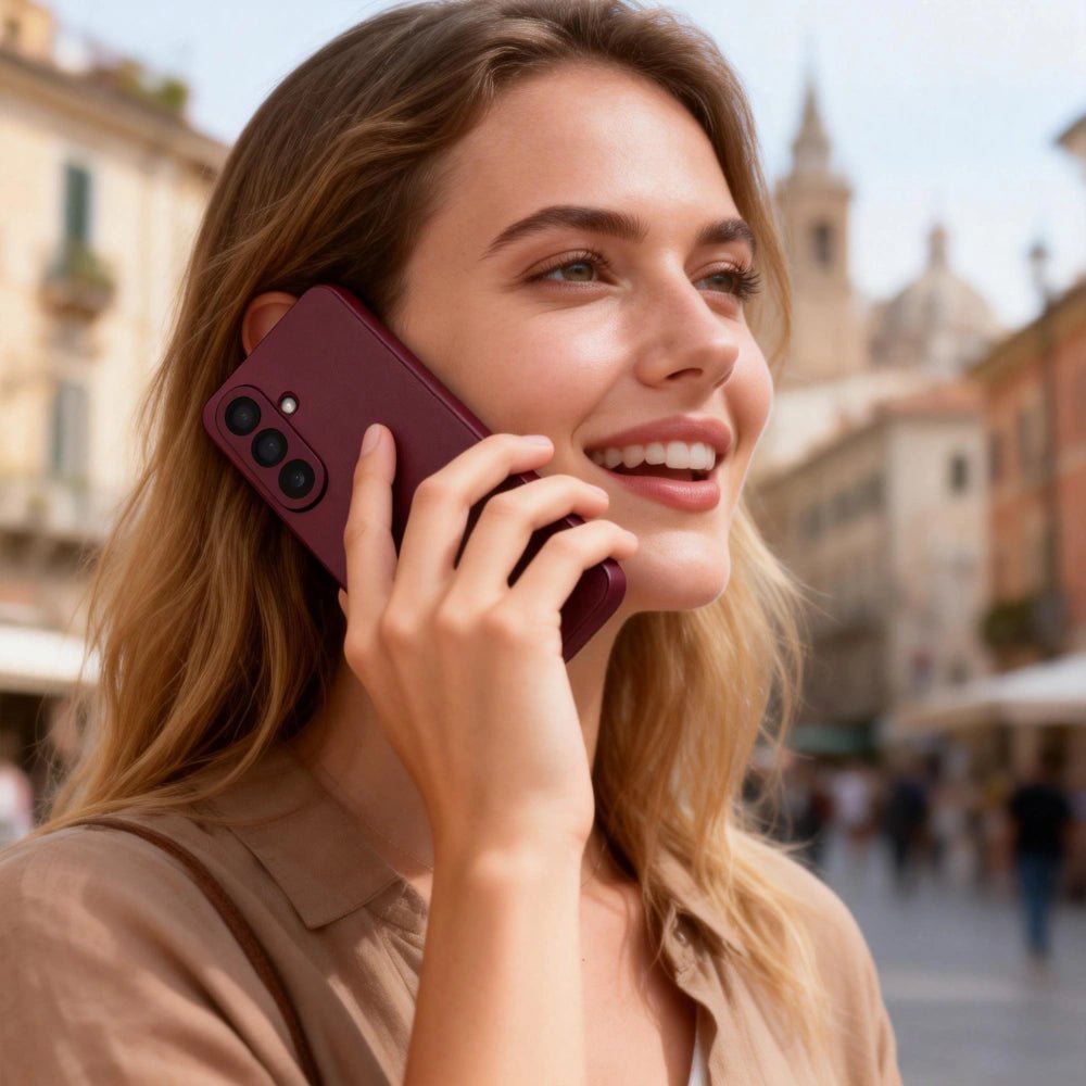 Tech - Protect Samsung Galaxy S26 - Θήκη Βιβλίο με Θέση για 1 Κάρτα - Smart Wallet - Mulberry