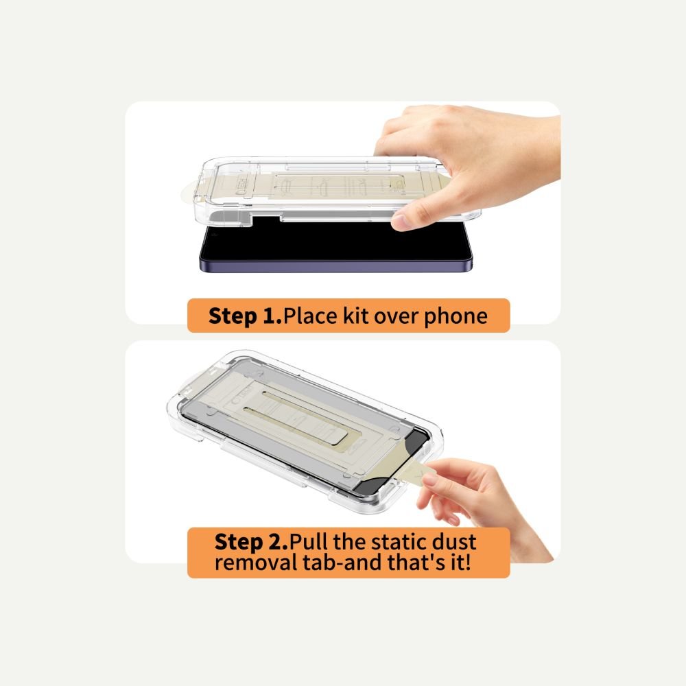 Tech - Protect Samsung Galaxy S26 - Full Screen Αντιχαρακτικό Γυαλί Οθόνης Anti - Reflective - Quick Set AR+ - Black