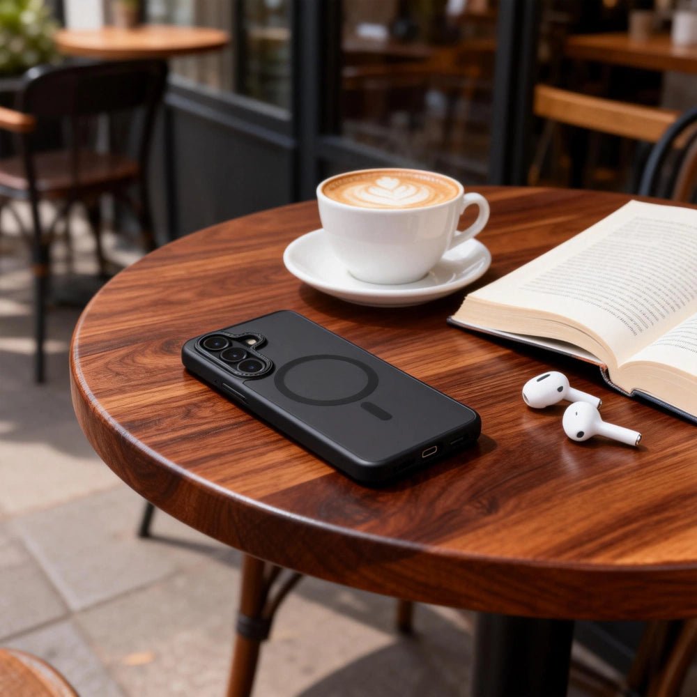 Tech - Protect Samsung Galaxy S26 - Σκληρή Θήκη με Πλαίσιο Σιλικόνης και MagSafe - MagCam - Matte Black