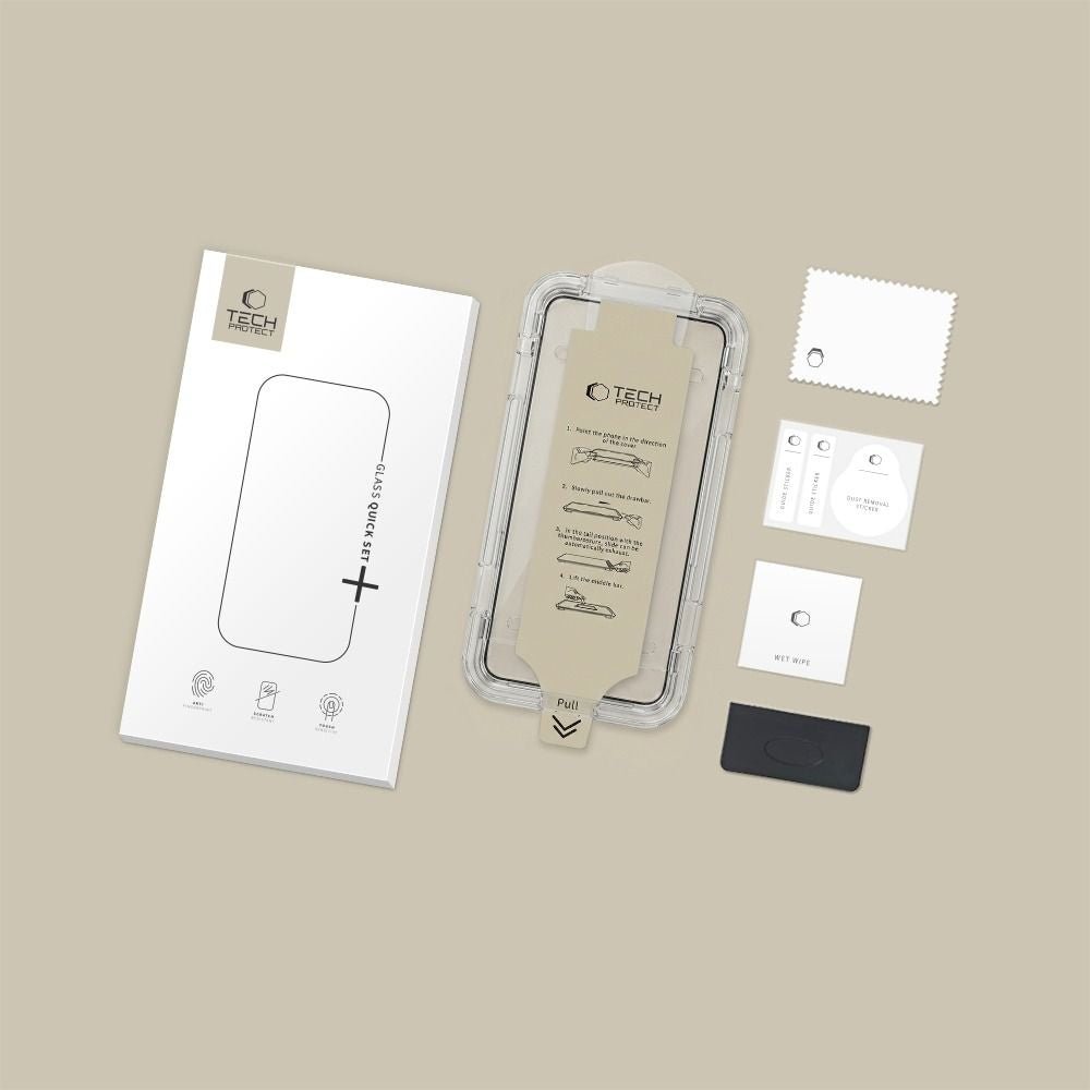 Tech - Protect Samsung Galaxy S26 Plus - Full Screen Αντιχαρακτικό Γυαλί Οθόνης Anti - Reflective - Quick Set AR+ - Black